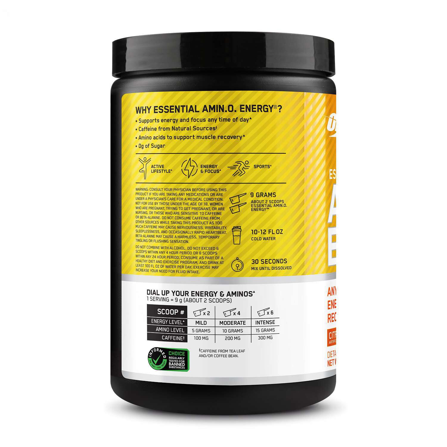 Essential AMIN.O. Energy&trade; - Citrus Spritz&nbsp;(30 Servings)